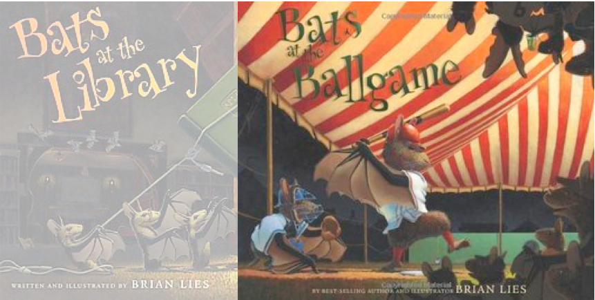 Bats at the Library by Brian Lies